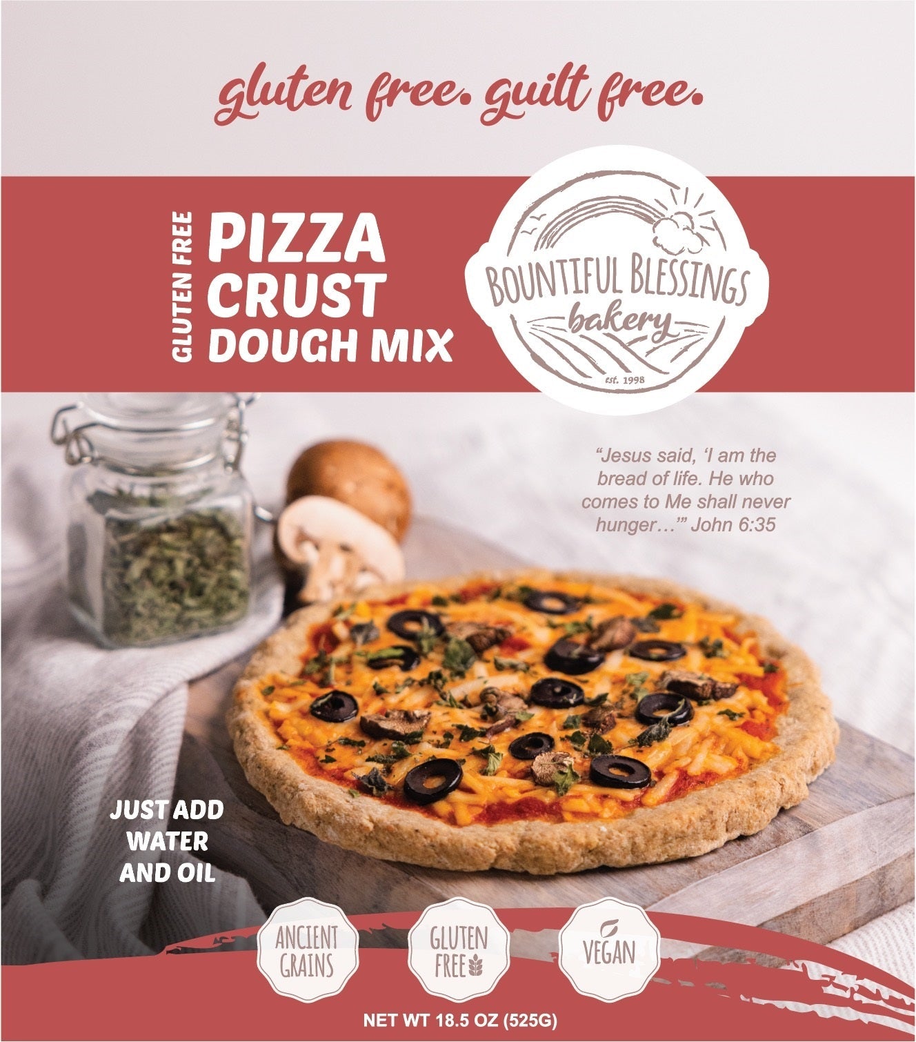 Gluten Free Pizza Lover's Box (Pack of 4)